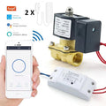 Pachet Protectie Inundatie Smart – 2 x Senzori Inundatie WiFi 2.4GHz + 1 x Electrovalva Inteligenta cu App Control, Compatibila Alexa si Google Home