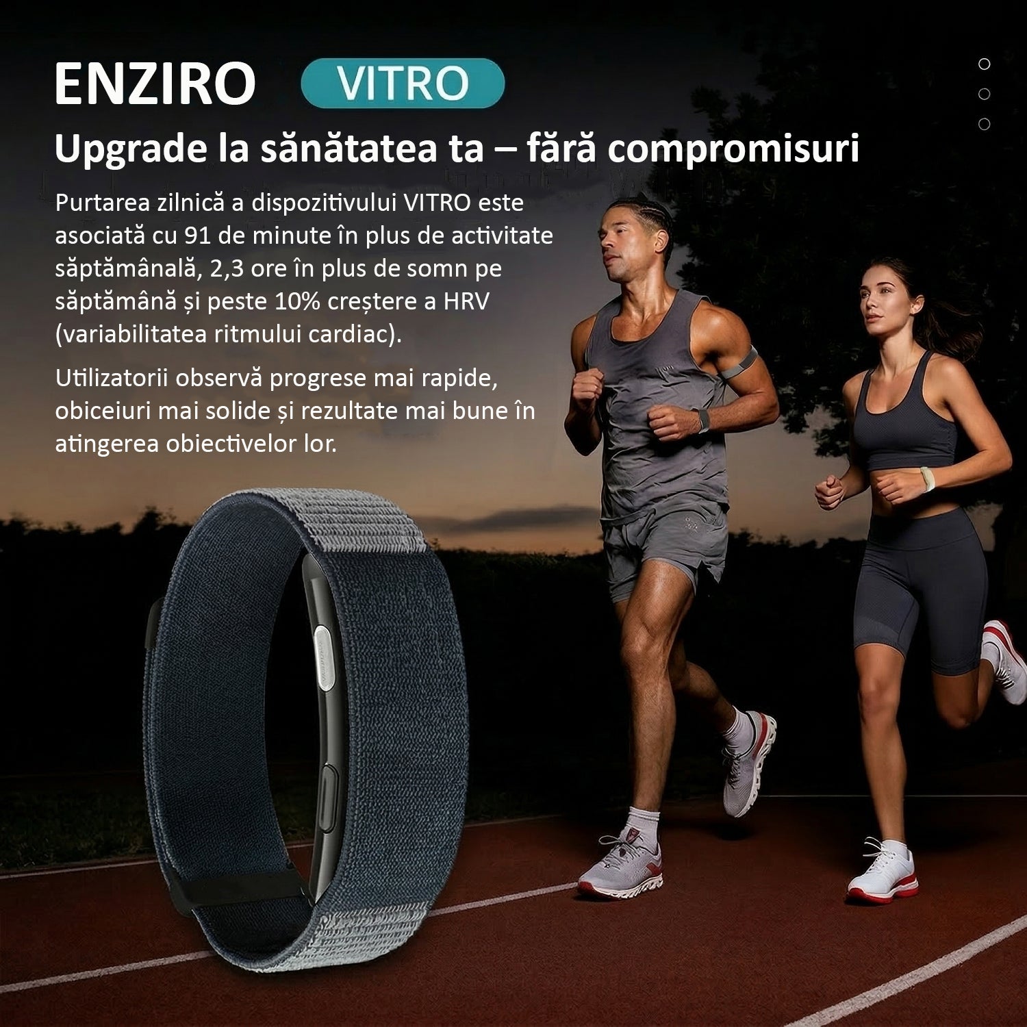 Bratara Fitness, Monitorizare Sanatate 24/7, Ritm Cardiac, Oxigen Sange, ECG, Temperatura, Somn, Moduri Sportive Multiple, Notificari Apeluri, Baterie 20-30 Zile, Rezistenta Apa 1ATM