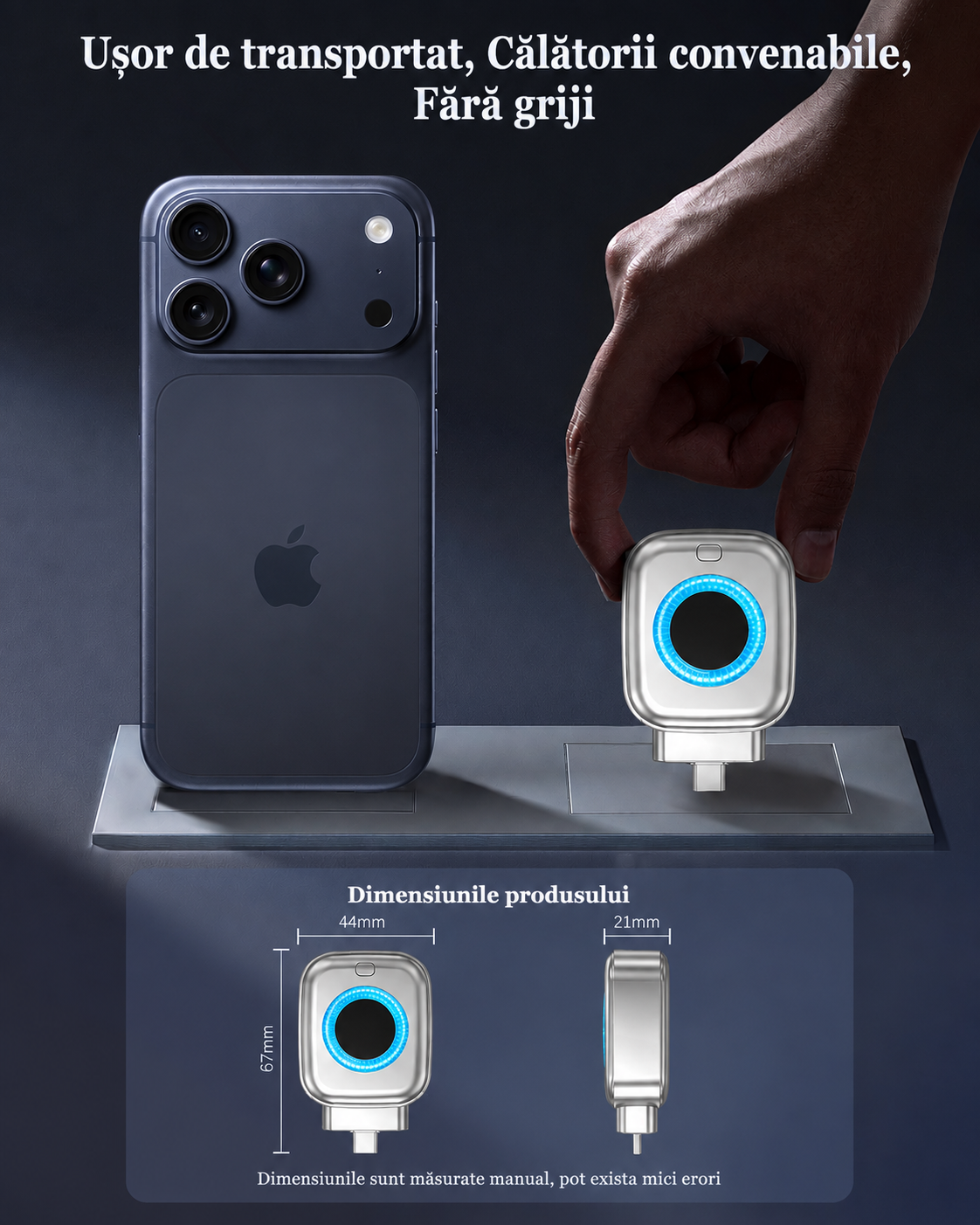 Adaptor Încărcare Inteligent USB-C 140W cu Oprire Automată — Protecție Baterie, Compatibil PD / QC / SCP / FCP
