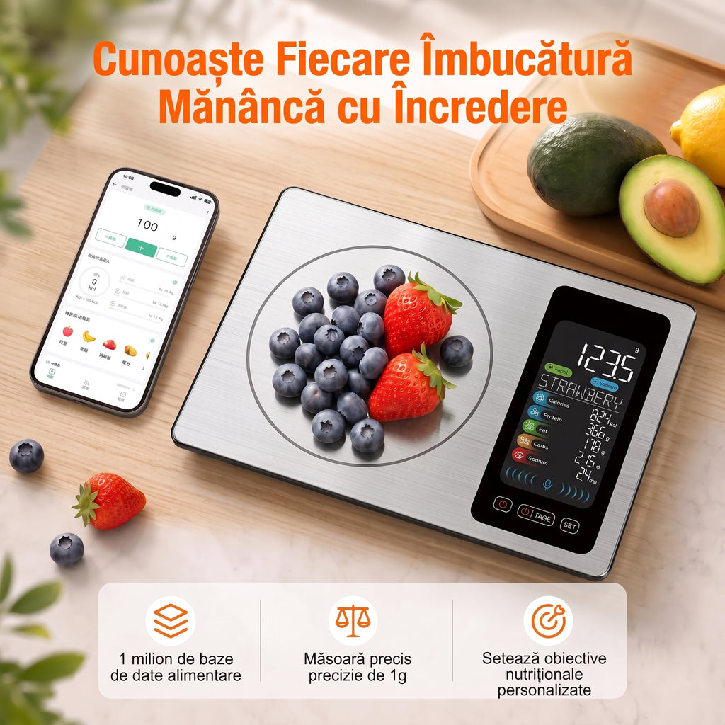 Cântar de bucătărie BriskHome folosit la gătit